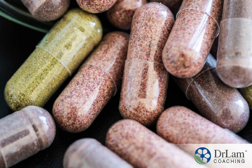 Supplementation can help with insulin resistance An image of different supplement capsules