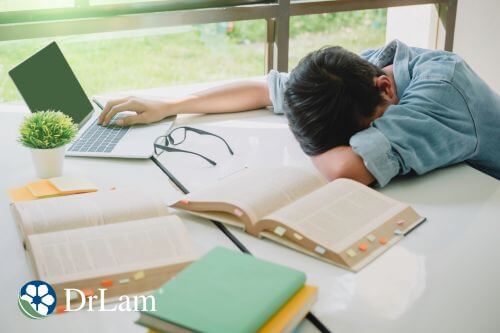 An image of a man feeling tired and weak