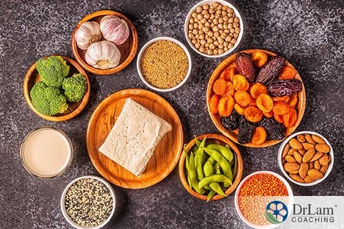 An image of estrogen rich foods