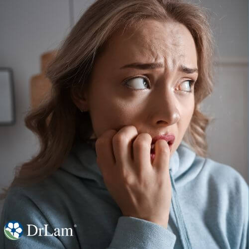 An image of anxious woman