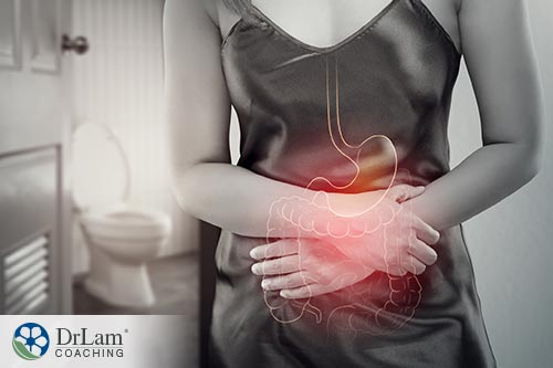Illustration of constipation causes by the over used of laxatives